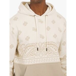 Dogg Supply by Snoop Dogg Mens Cream Beige‎ Popover Hoodie Size S Small Unisex